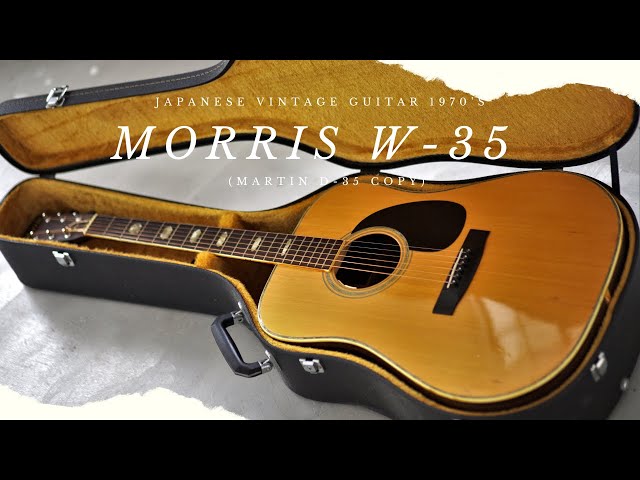 Morris W-35 (Martin D-35 Copy) Japanese Vintage Guitar 1970's