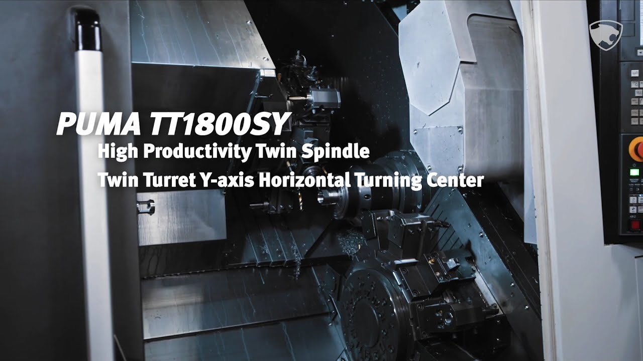 PUMA TT1800SYㅣTwin spindle twin turret, Y-axis latheㅣCNCㅣDOOSAN