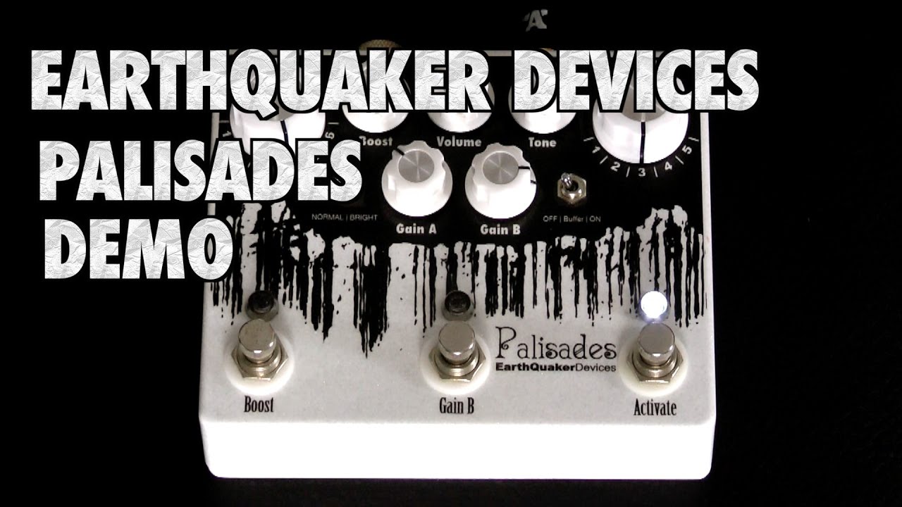 Earthquaker Devices Palisades Overdrive Demo - YouTube
