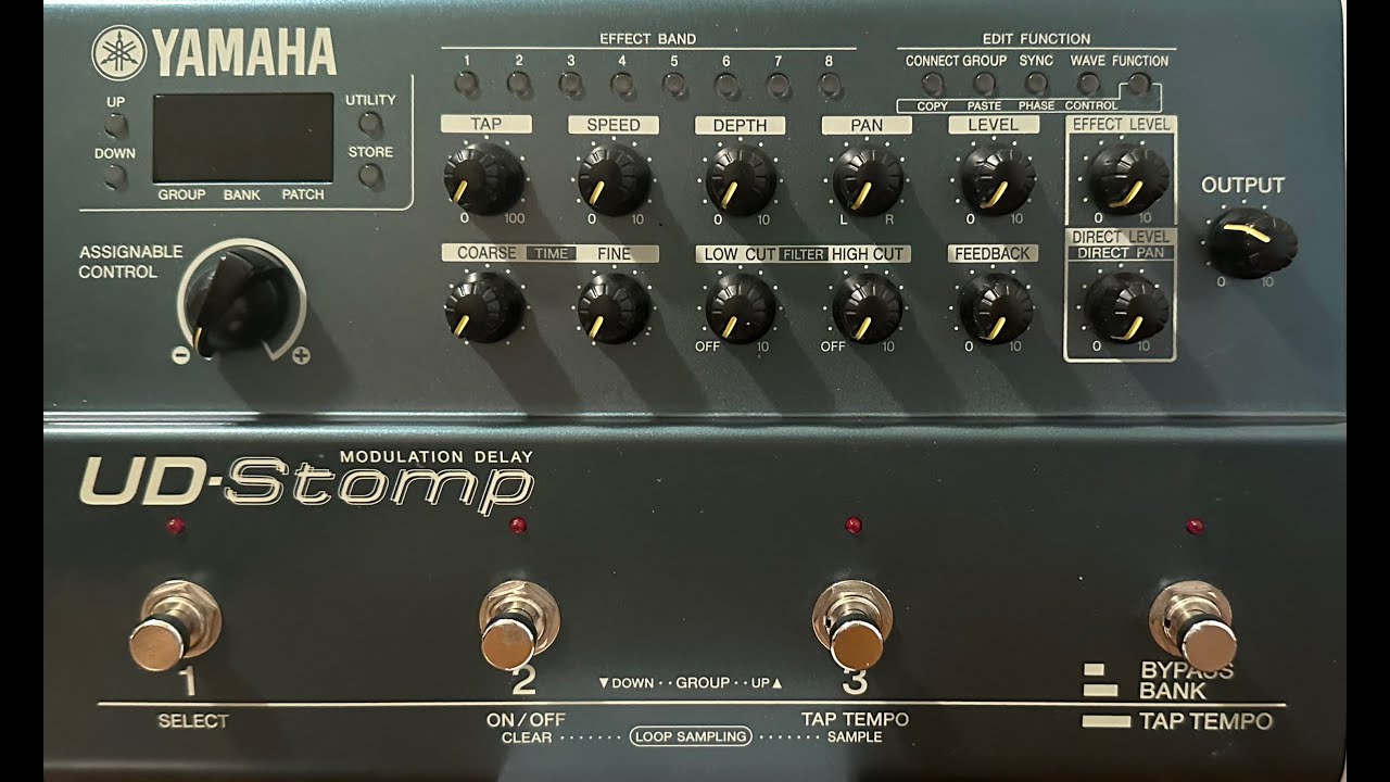 Yamaha UD Stomp Allan Holdsworth Patches Only Multiple Delay Pedal