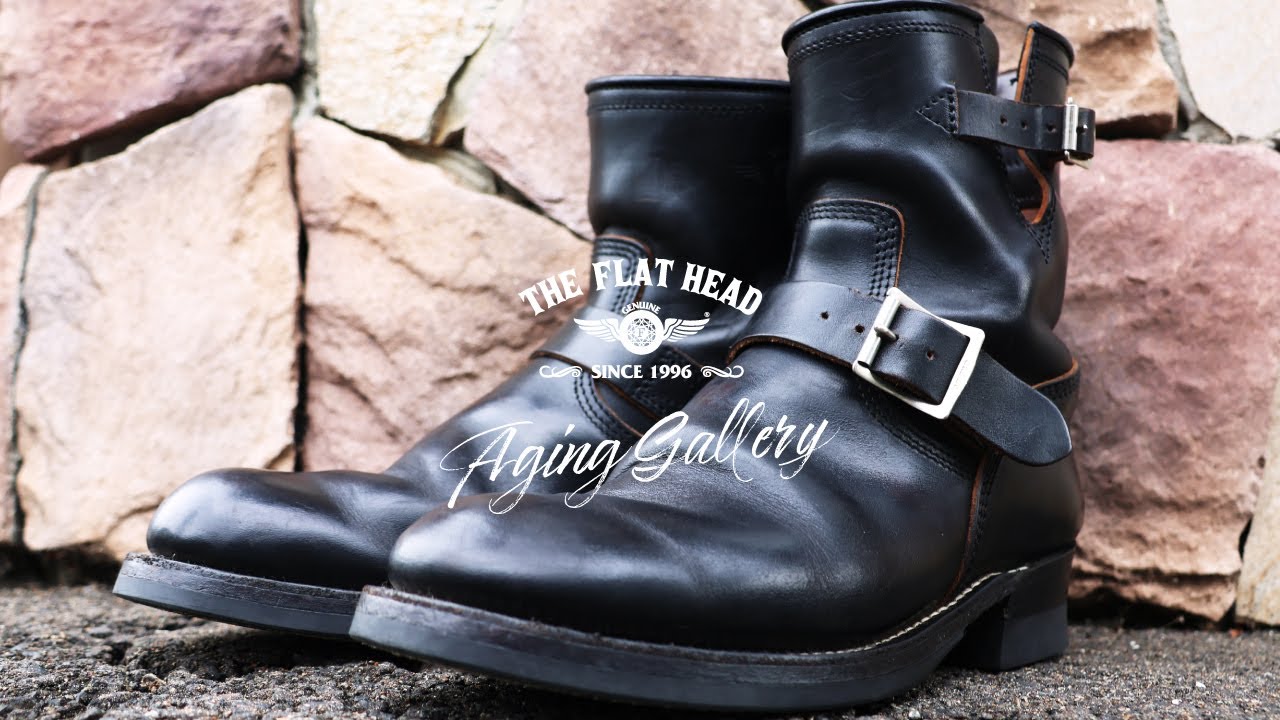 ブーツ】THE FLAT HEAD エイジングギャラリー Vol.047「FN-FB-001