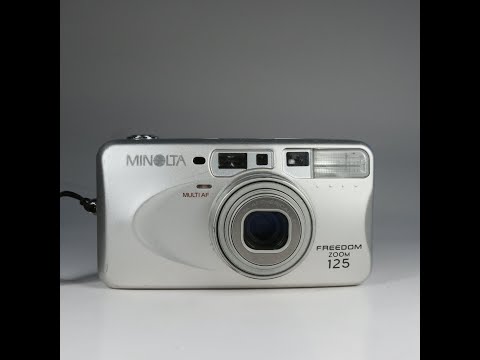 Minolta Freedom Zoom 125 35mm Film Camera - YouTube