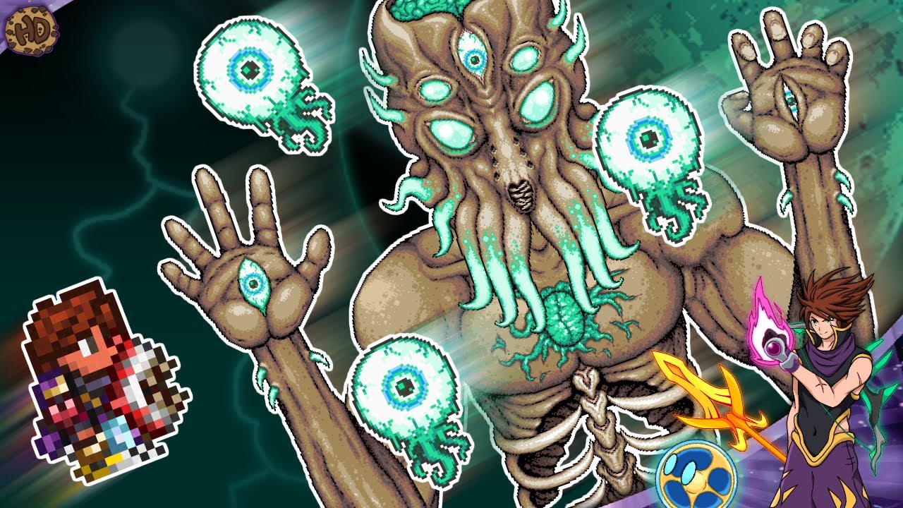 MASTER MODE but the Moon Lord DESTROYS me! | Terraria 1.4