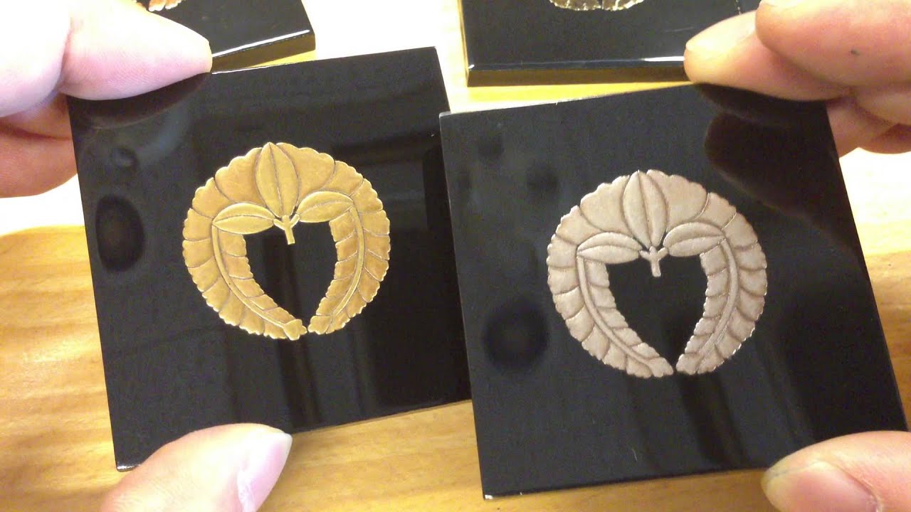 極上家紋入の話。【百秀武道具店】 - YouTube