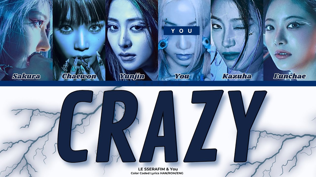 LE SSERAFIM - Crazy // You as a Member // KARAOKE // (6 Members