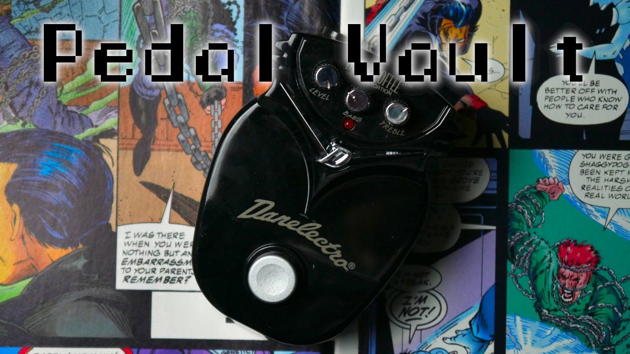 Pedal Vault - Danelectro Black Coffee Metal Distortion Pedal