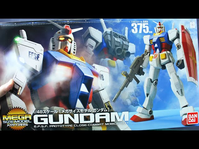 MegaSize RX-78-2 Gundam (Unbox & Review) - YouTube