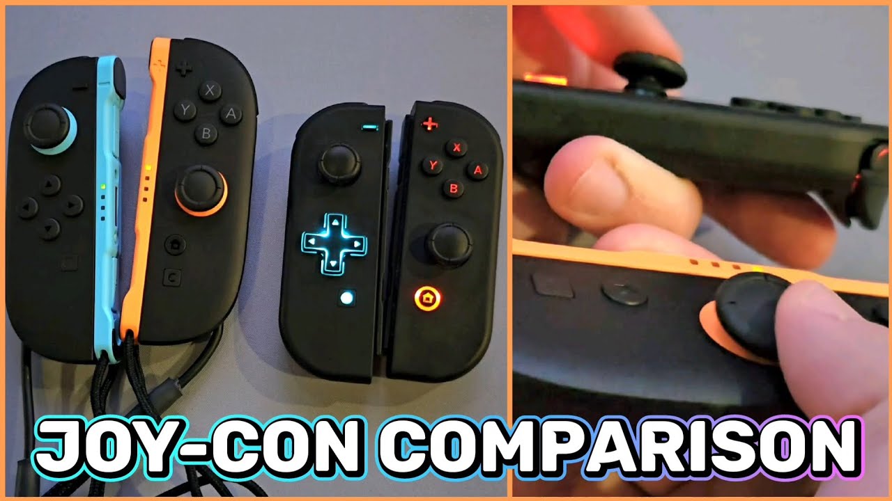 Nintendo Switch 2 Joy-Con 2 Vs. Original Joy-Cons Comparison - YouTube