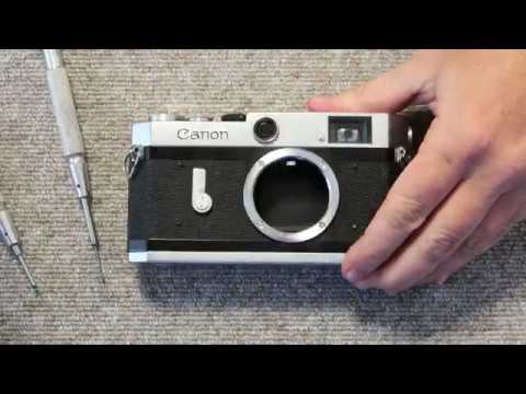 How to Refurbish a Canon P Rangefinder Camera - YouTube