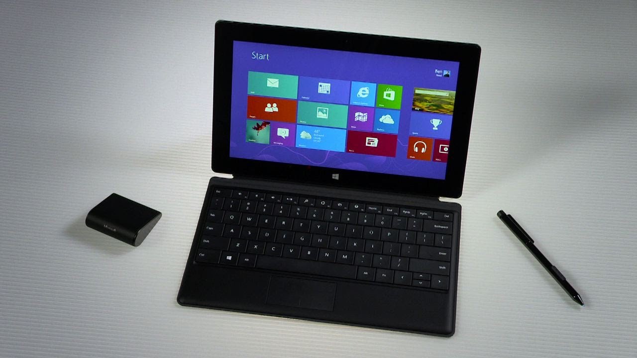 Microsoft Surface Windows 8 Pro - Walt Mossberg Reviews - YouTube