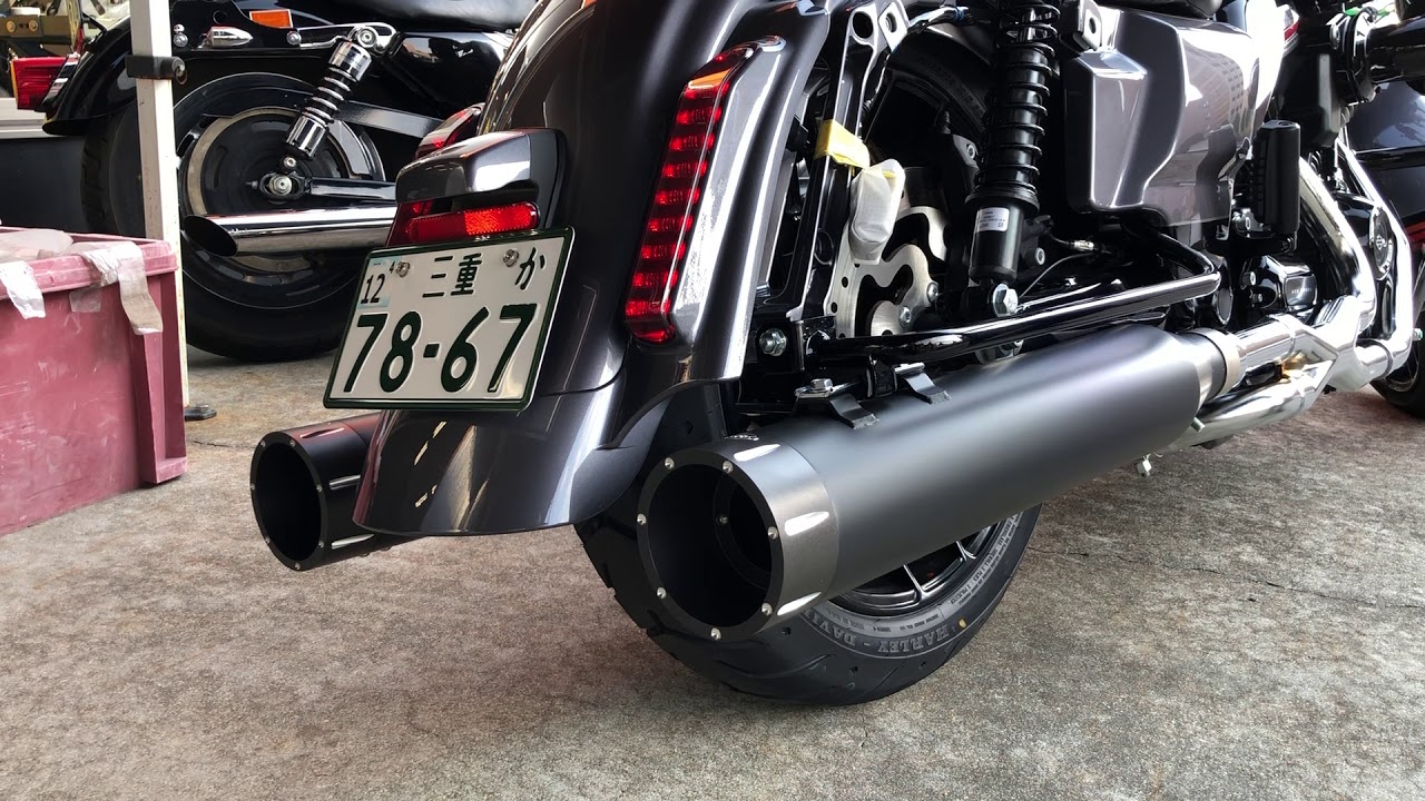 ハーレーダビッドソン2020年FLHXSEストリートグライドCVOマフラー音②