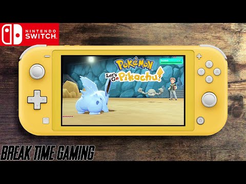 Pokemon Lets Go Pikachu - Nintendo Switch Lite Gameplay - YouTube