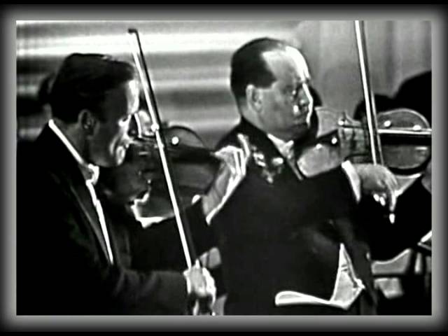 Bach: Concerto for Two Violins, Kogan & Elizabeth (1959) バッハ 2