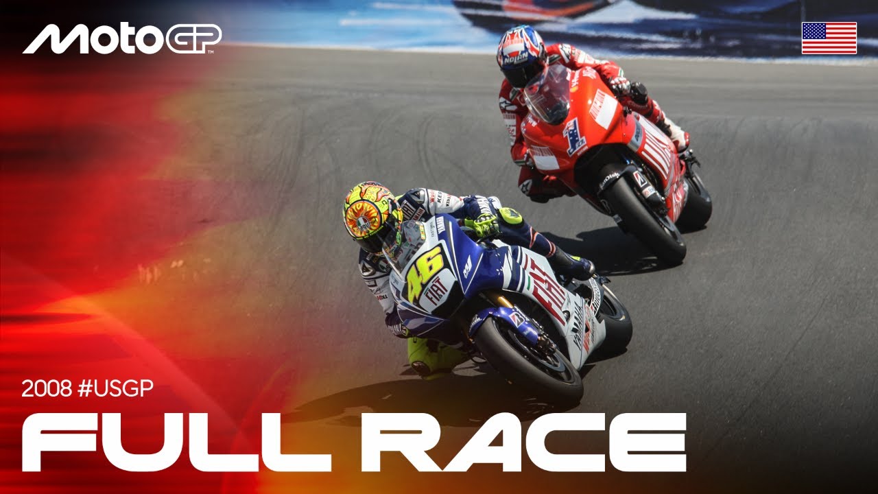 2008 US GP | MotoGP™ Full Race - YouTube