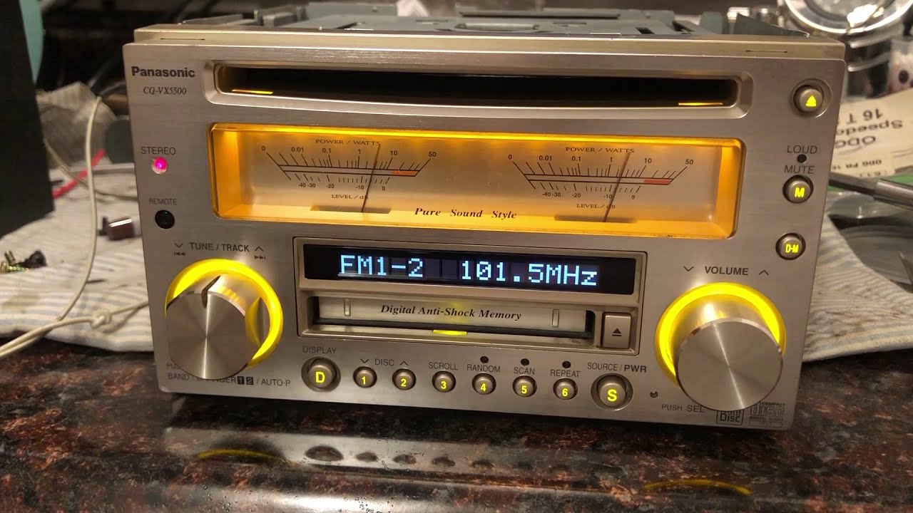 Panasonic CQVX-5500 CD・MDデッキマ*3様 Panasonic CQVX-5500 CD・MD