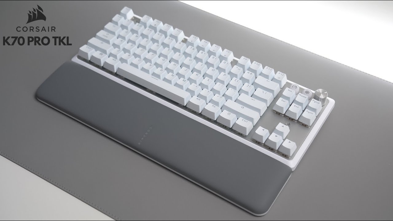 Corsair K70 PRO TKL White - (Unboxing, Review & Sound Test) - YouTube