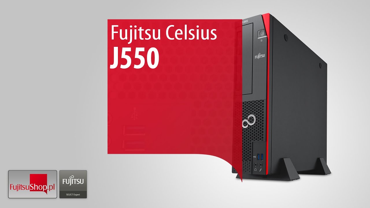 Fujitsu Celsius J550 - Fujitsu-Shop.pl - Test PL - YouTube