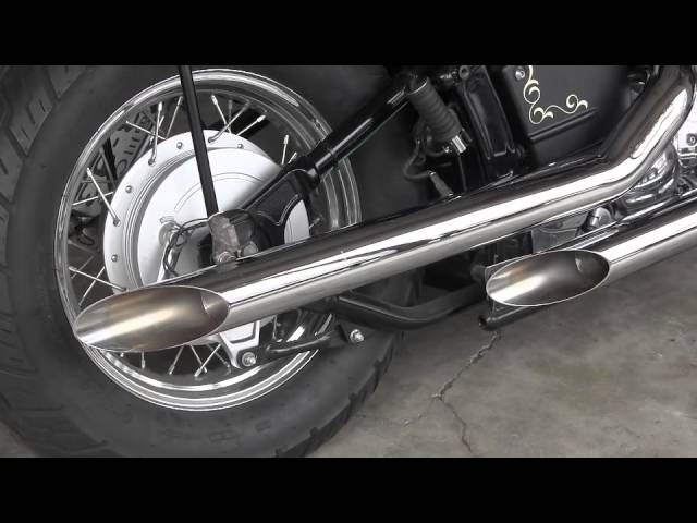 ドラッグスター 70Φファットドラッグマフラー音 - YouTube