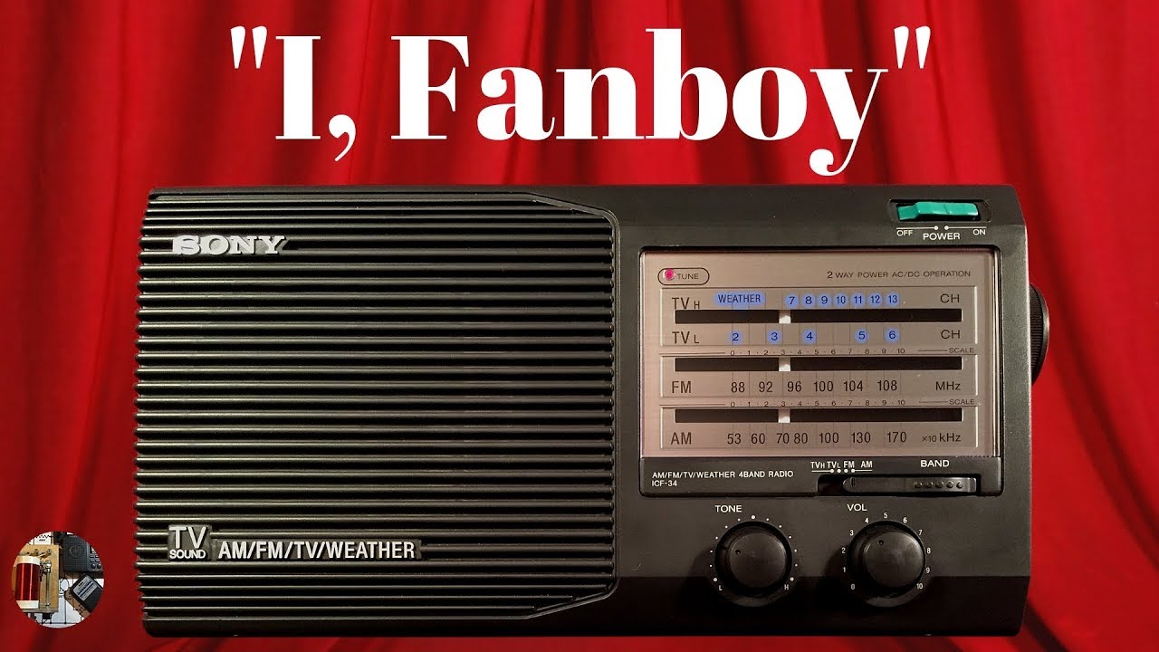Sony ICF-34 AM FM TV Weather Band Portable Radio Review - YouTube
