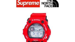 Supreme x The North Face x Casio Big Shock - YouTube