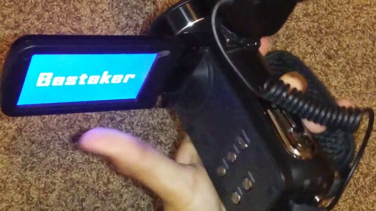 Besteker 1080p camcorder unboxing and review - YouTube
