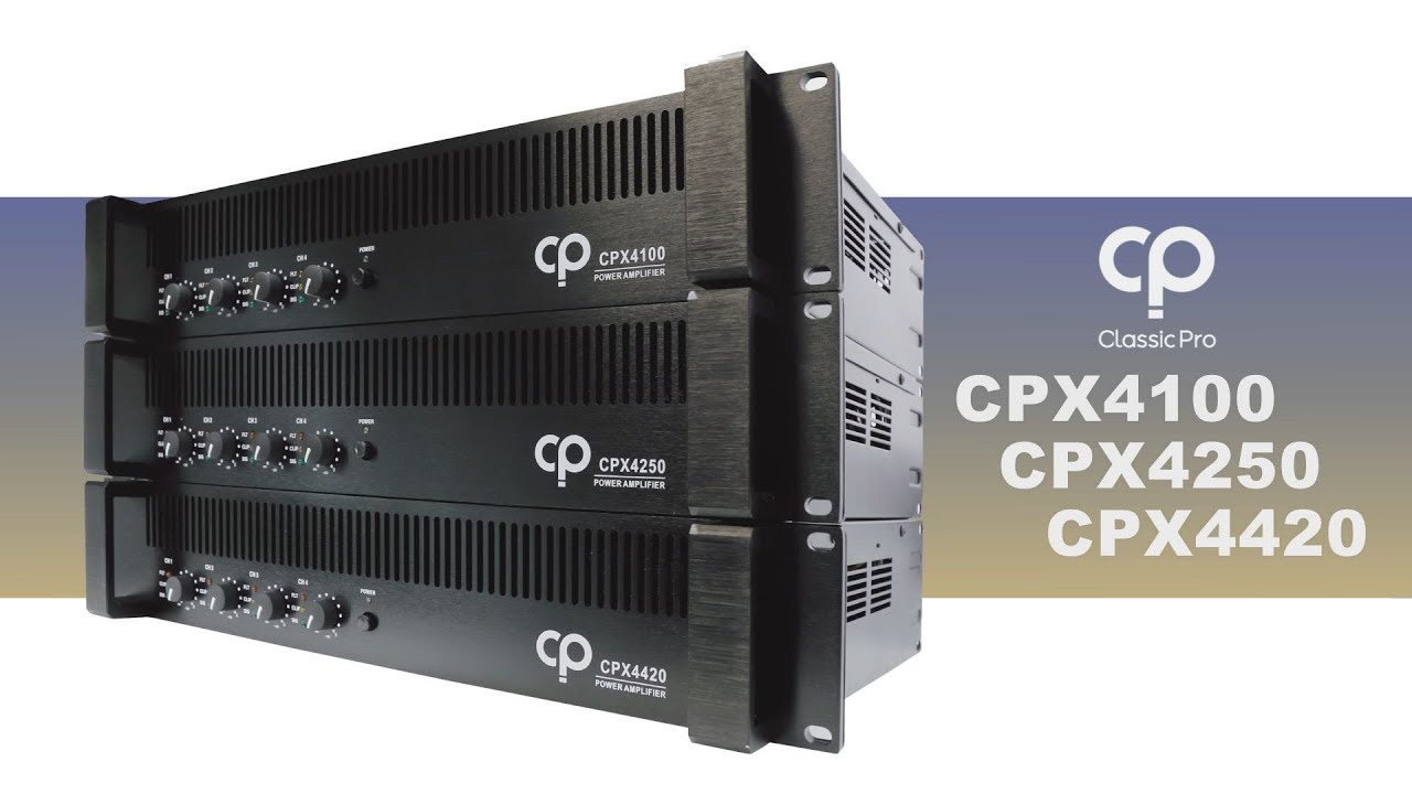 CLASSIC PRO（クラシックプロ）/ CPX4420 4チャンネル パワーアンプ