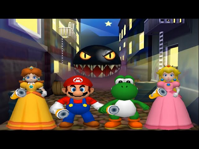 Mario Party 5] Mini-game Mario vs Peach vs Daisy vs Yoshi
