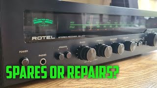 70s Rotel RX-402 Amplifier - With Quadrosound! Repair