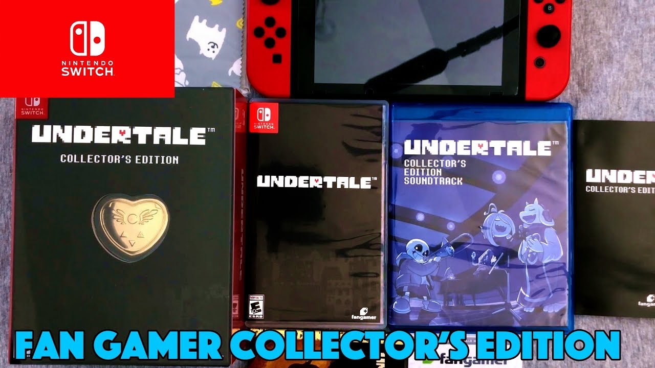 UNBOXING! Undertale Collector's Edition Nintendo Switch FanGamer