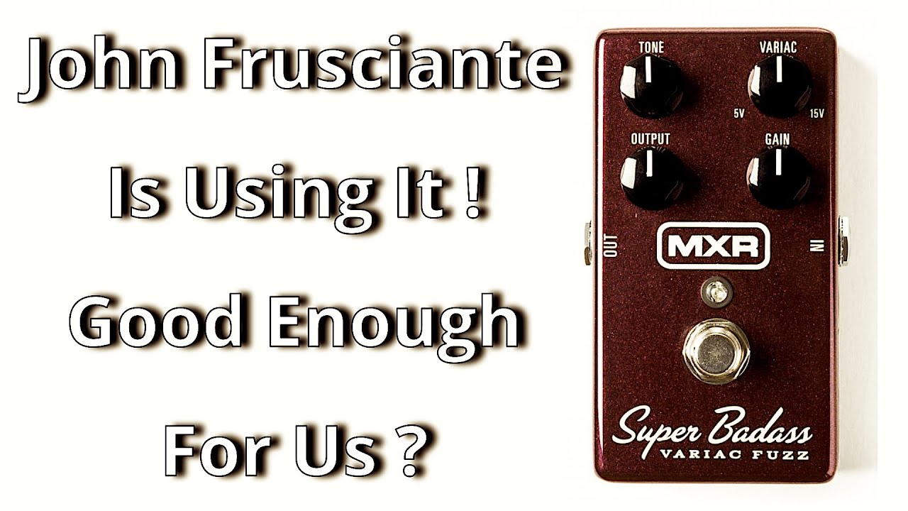 MXR Super Badass Variac FUZZ ! - YouTube