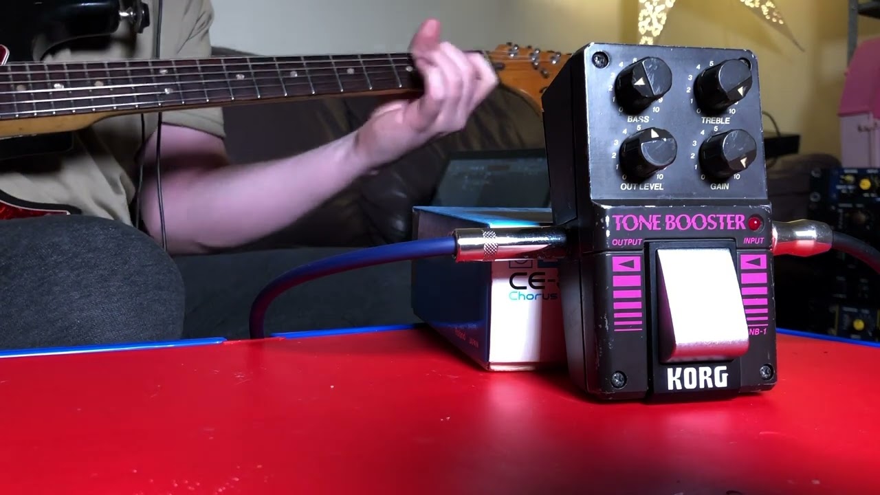 The Japanese Pedal Show : Korg TNB 1 Tone Booster - YouTube