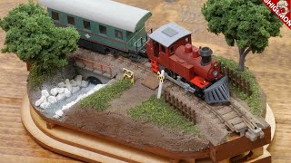 KATO Mini Diorama Kit Diorama-kun / N-gauge model railway - YouTube