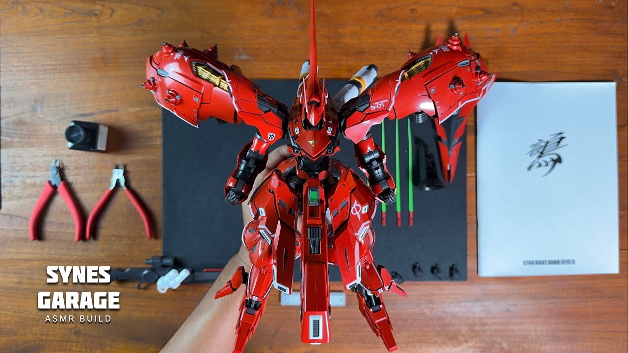 1/144 Red Soul Night Hawk Spec.II #review #honestreview - YouTube