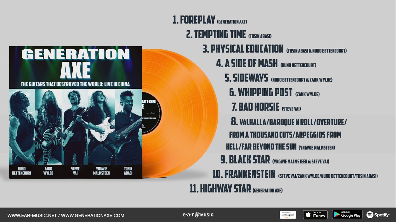 The Guitars That Destroyed The World: Generation Axe 2018 Hard