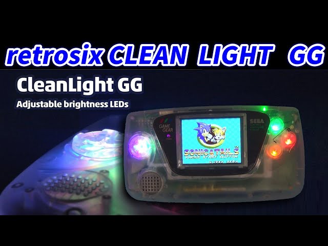 ゲームギアを光らせる！RETROSIX『CLEAN LIGHT GG』を紹介します - YouTube
