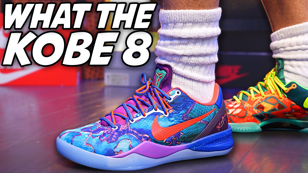 Nike Kobe 8 Protro “ What The ” Review and On Foot Review - YouTube