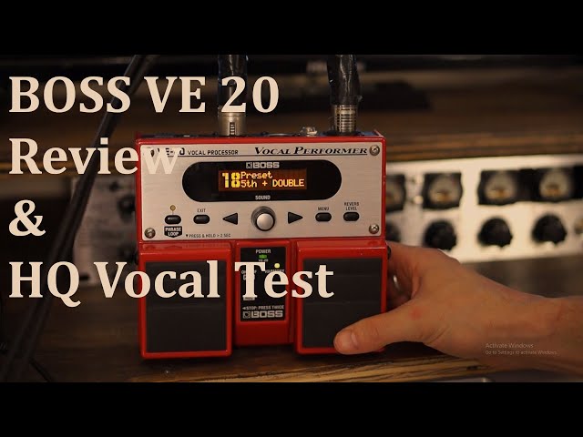 Boss VE 20 Review & Vocal Test - YouTube