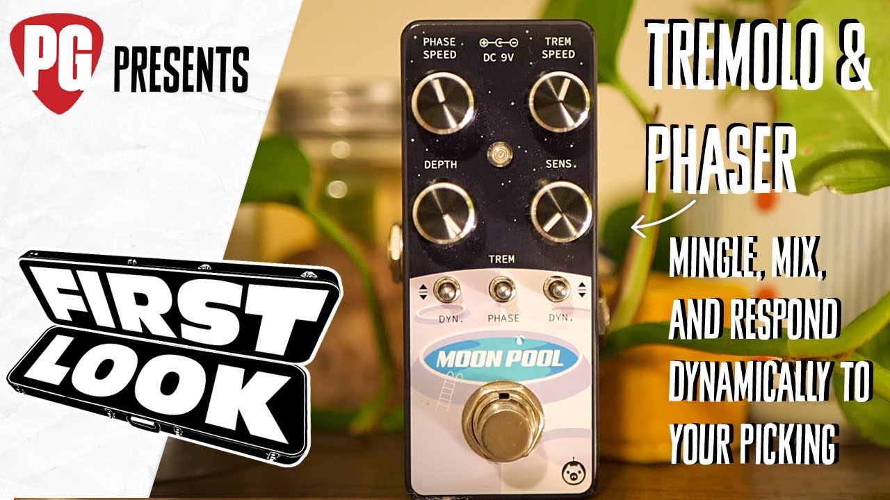 Pigtronix Moon Pool Tremvelope Phaser Demo - First Look - YouTube