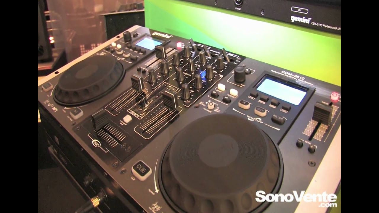 Gemini CDM3610 - Musik Messe 2010 - YouTube