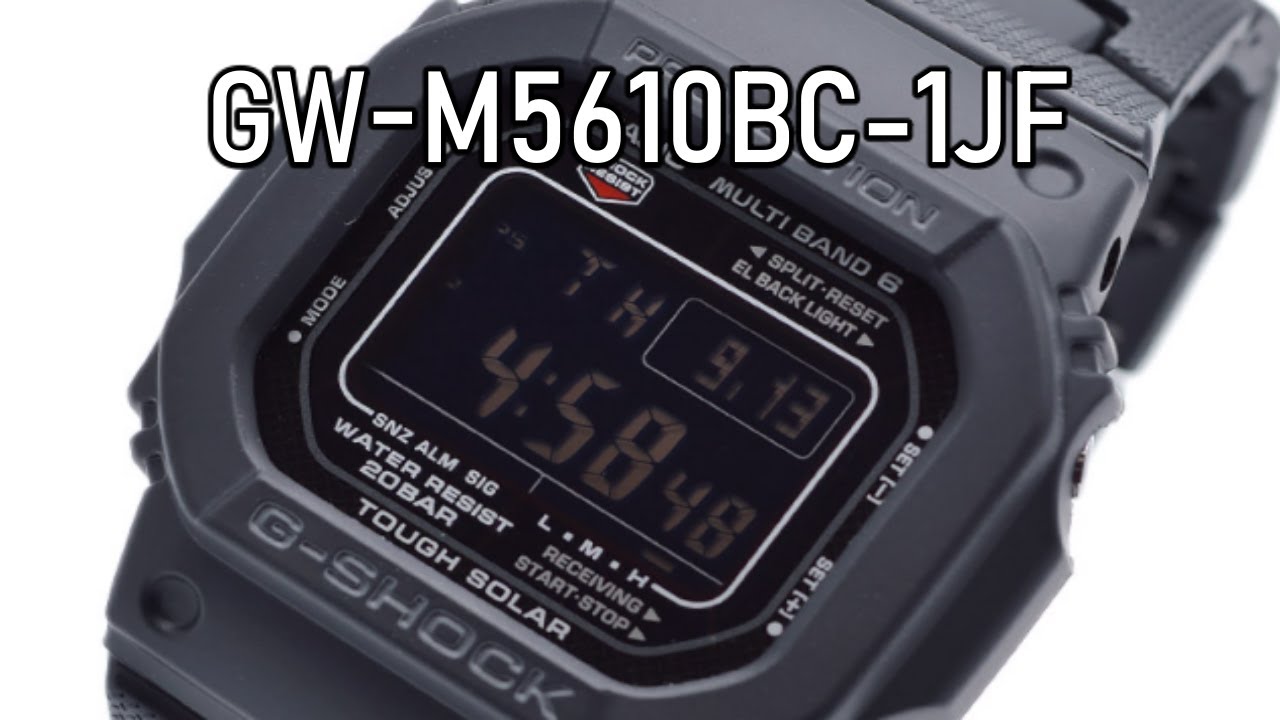 GW M5610BC 1JF - YouTube