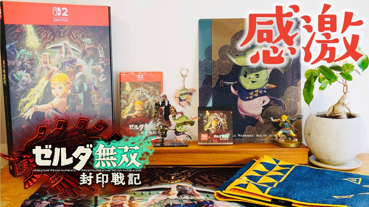 ゼルダ無双 封印戦記 】豪華すぎ…！！感激のTREASURE BOX開封