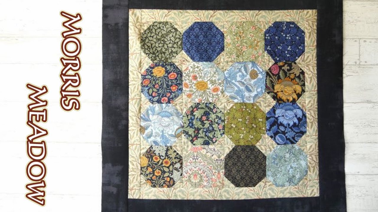 チャームパックサイズで作る簡単オクタゴン（8角形） - YouTube