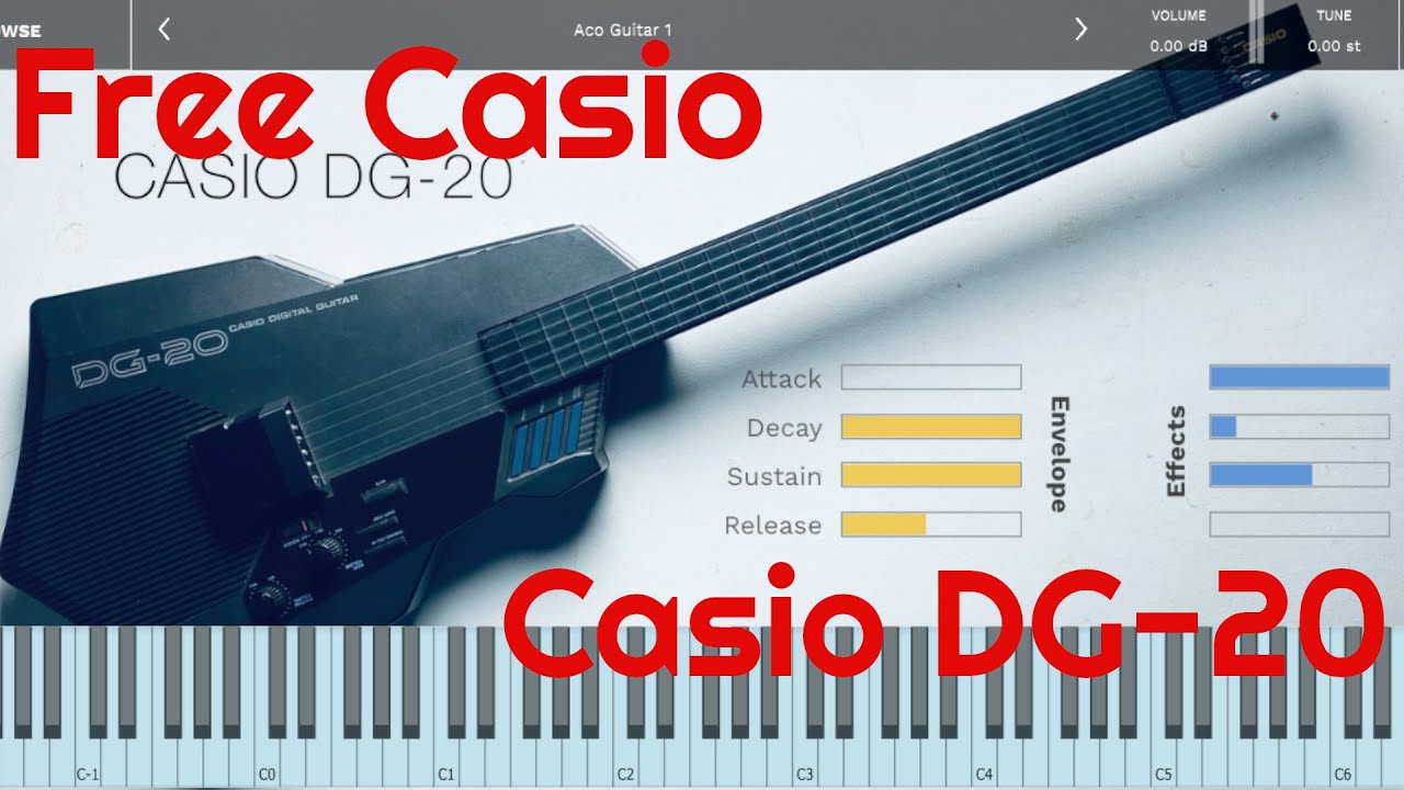 Free Casio - Casio DG-20 by Dave Hilowitz (No Talking) - YouTube