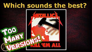 METALLICA (original vs. remasters) Kill Em All メタリカの