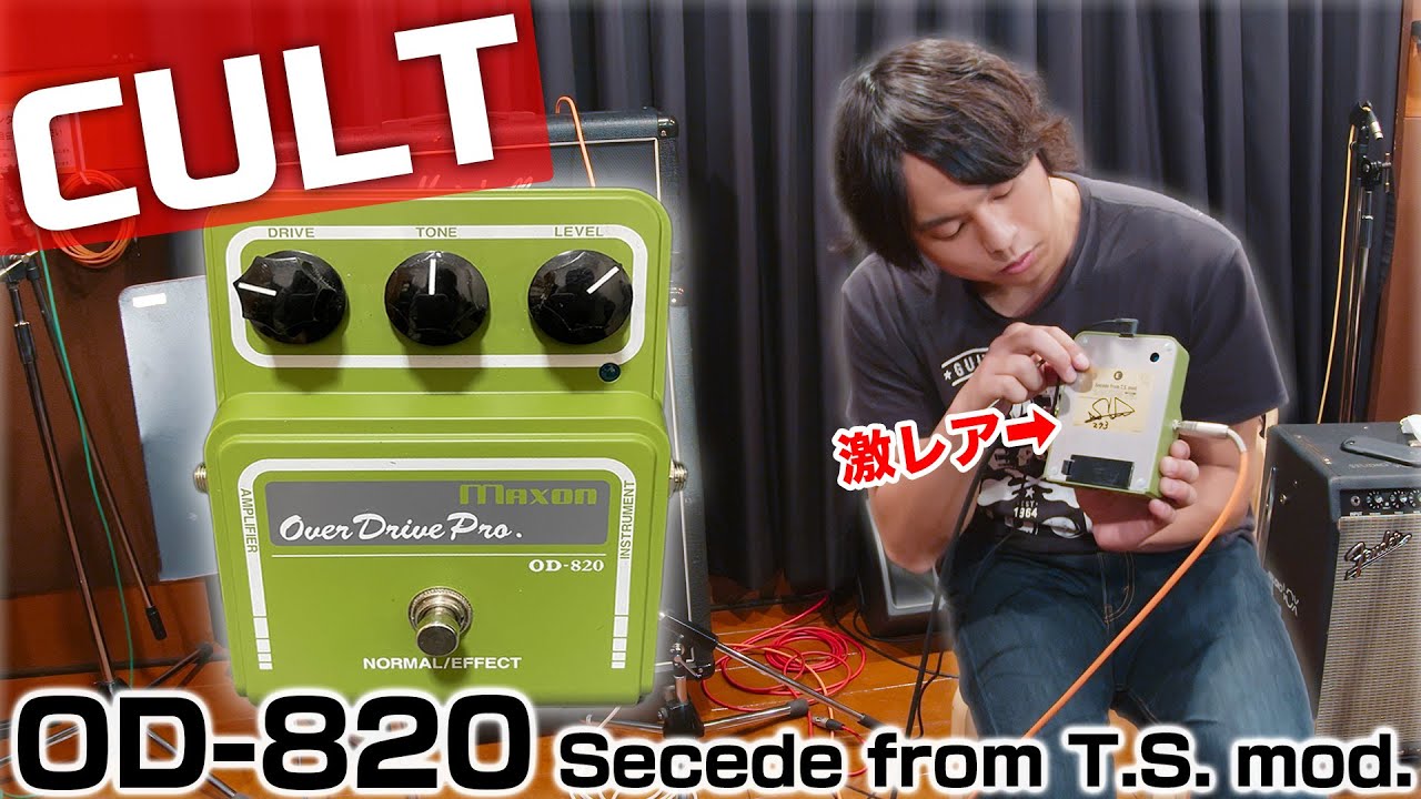 最高の歪み】CULTのOD-820 MODを入手しました。【エフェクターレビュー