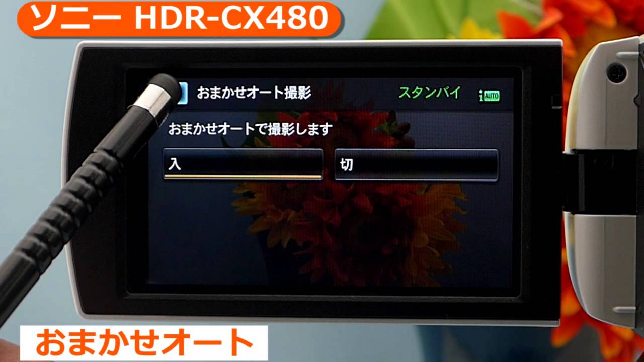 ソニー デジタルHDビデオカメラレコーダー HDR-CX480 説明動画（カメラ