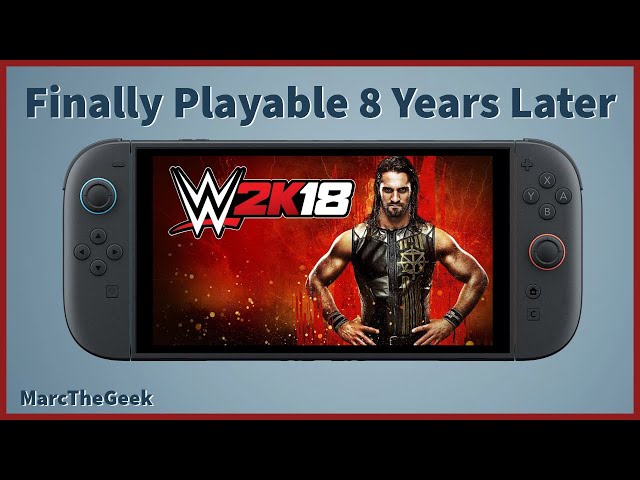 WWE 2k18 on Nintendo Switch 2 is Finally Playable! - YouTube