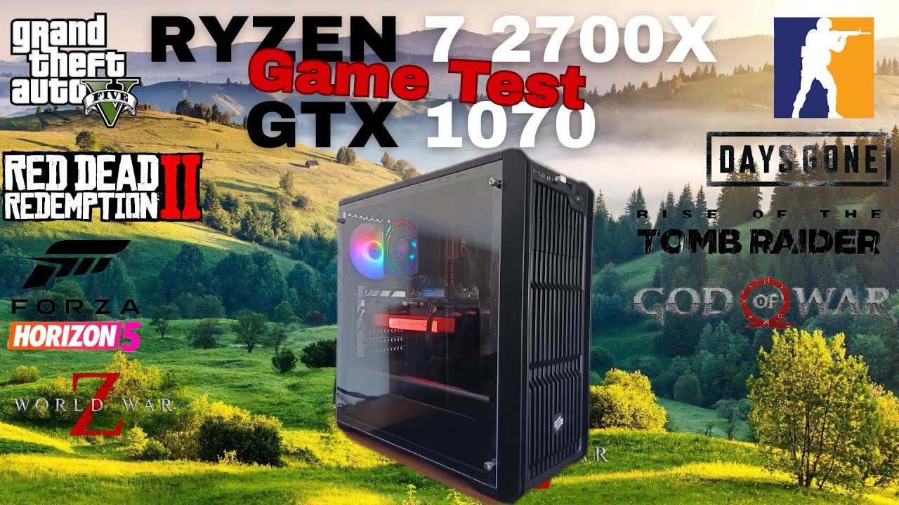 Ryzen 7 2700X & Gtx 1070 Game Test & Benchmark - YouTube