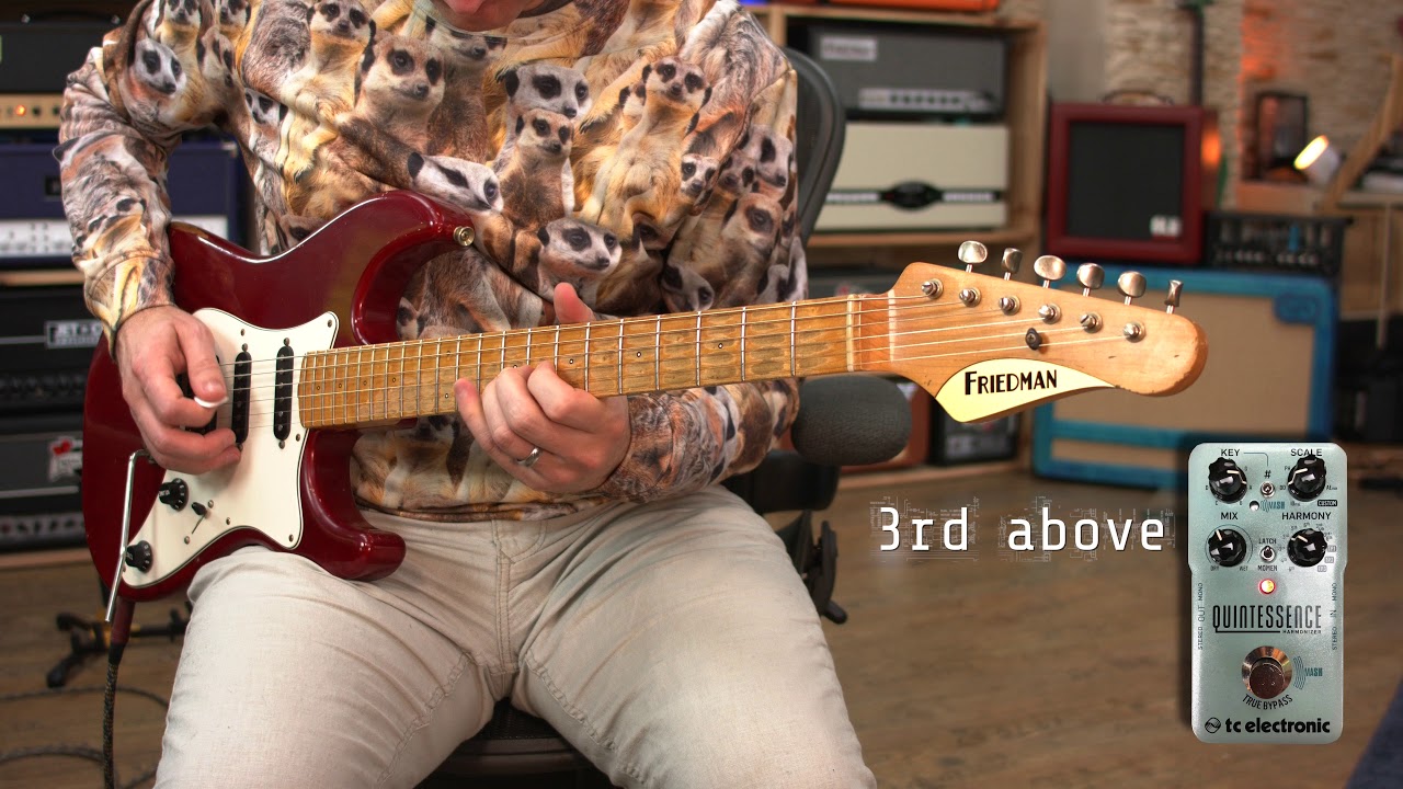 TC Quintessence Harmonizer - in a track - YouTube