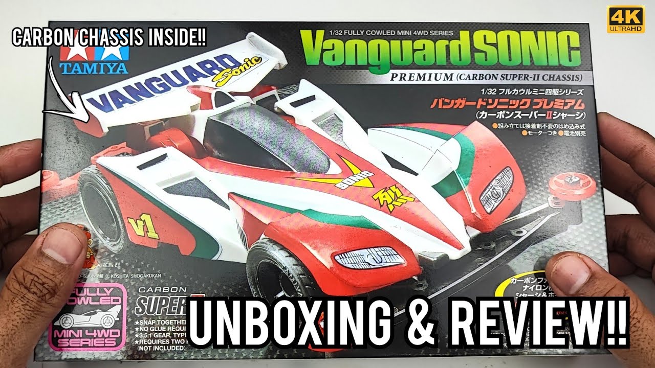 Tamiya VANGUARD SONIC (19435) Premium CARBON Super II Chassis